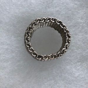 Tiffany Mesh Silver Ring